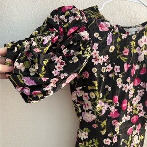 Floral Puff Sleeve Dress